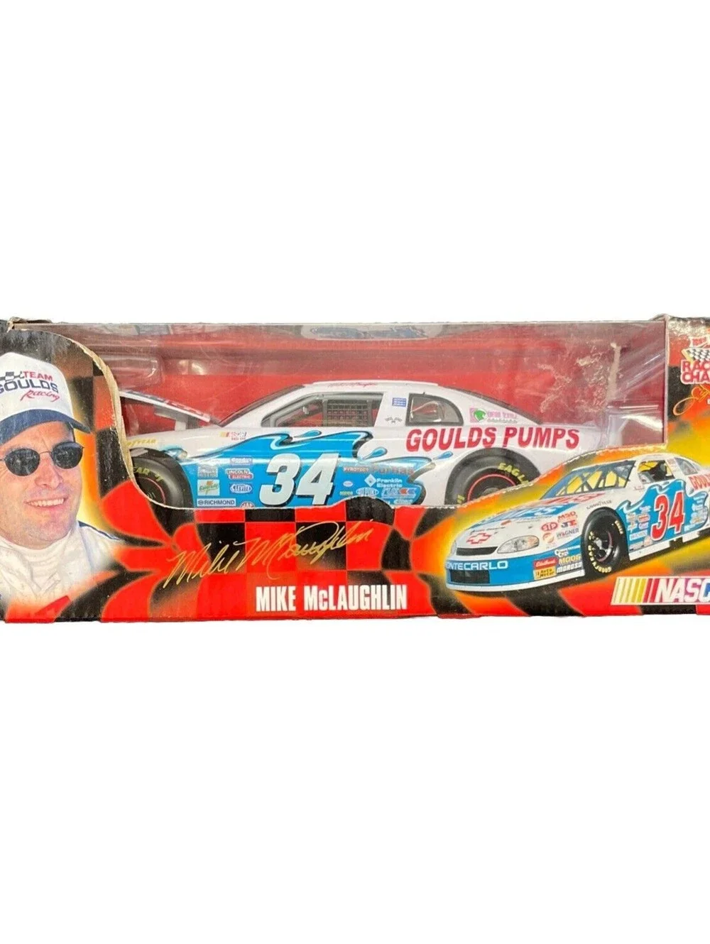 Mike McLaughlin #34 Racing Champions Signature Driver Series 1:24 Die Cast